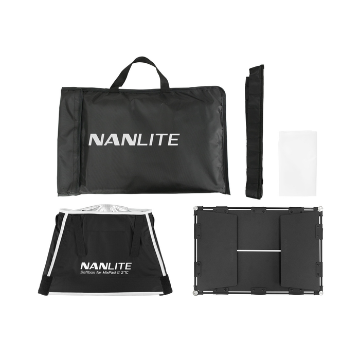 Nanlite Mixpad II 27C Barndoor & Softbox Set
