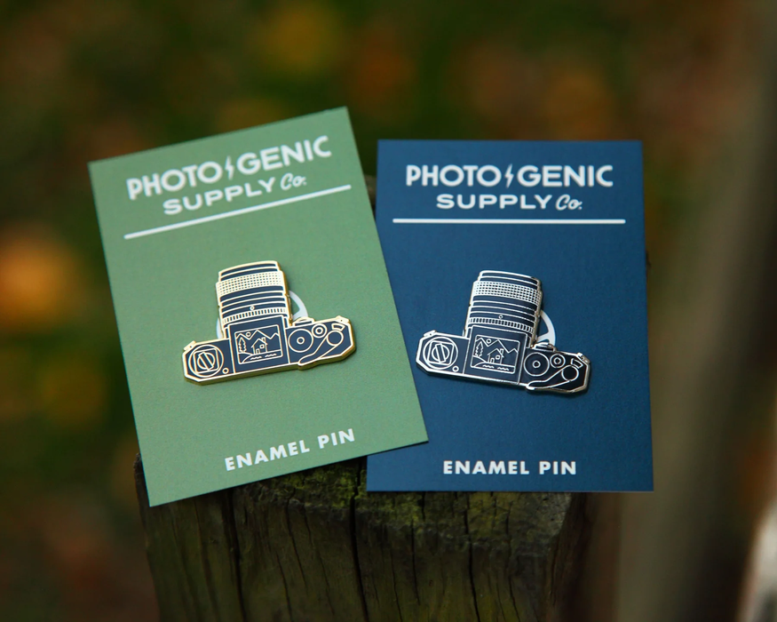 Viewfinder Camera Pin Silver