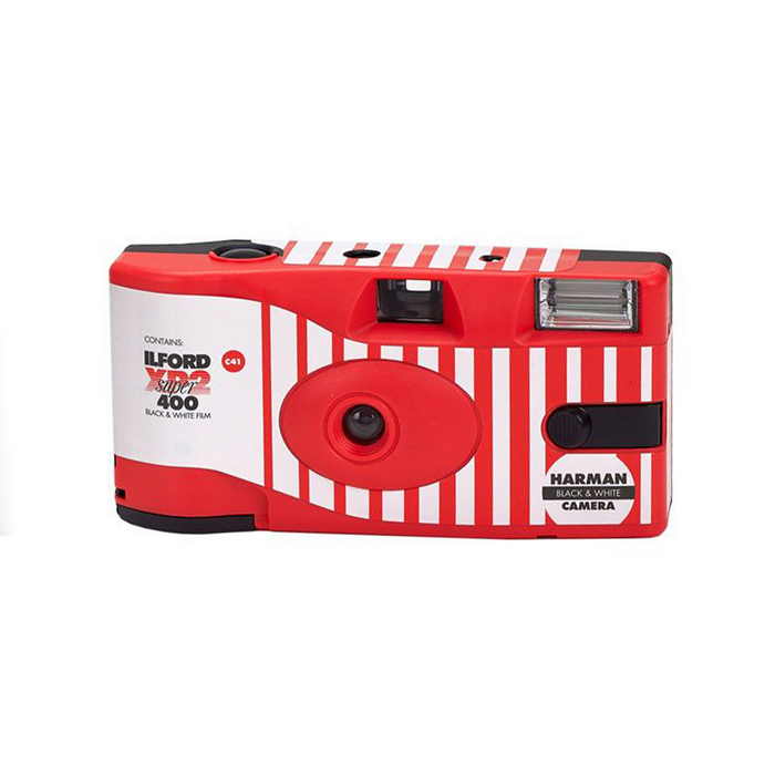 Ilford XP2 Super Single Use Black & White Film Camera with Flash - 27 Exposures