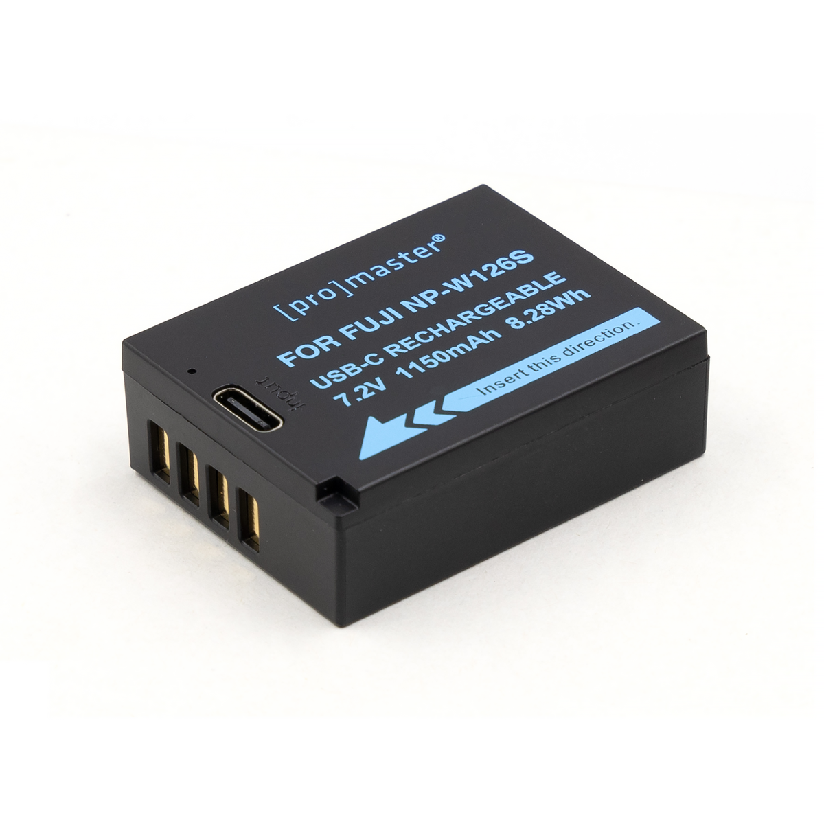 ProMaster Li-ion Battery for Fuji NP-W126s with USB-C Charging — Glazer ...