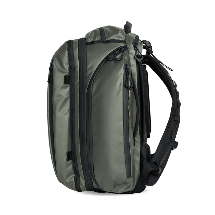 Wandrd Transit Travel 35L Backpack with Essential+ Camera Cube Bundle - Wasatch Green
