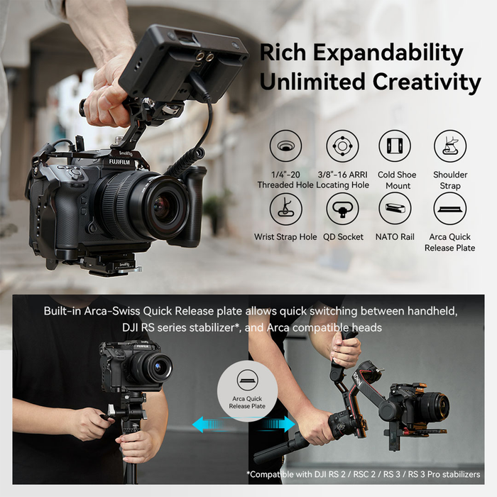 SmallRig Cage Kit for Fujifilm GFX100 II 4201