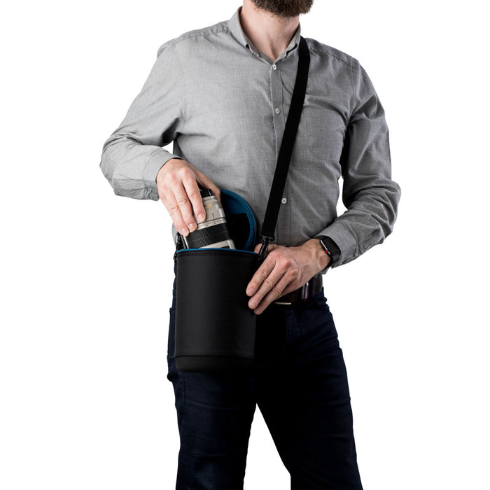 Tenba Soft Molded EVA Lens Capsule with Extra Padding, 9 x 4.8" - Black