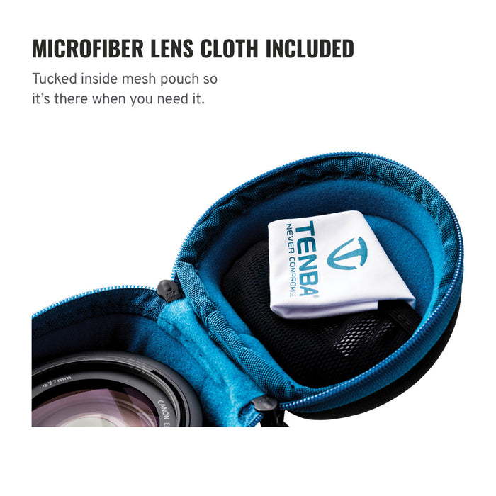 Tenba Soft Molded EVA Lens Capsule with Extra Padding, 9 x 4.8" - Black