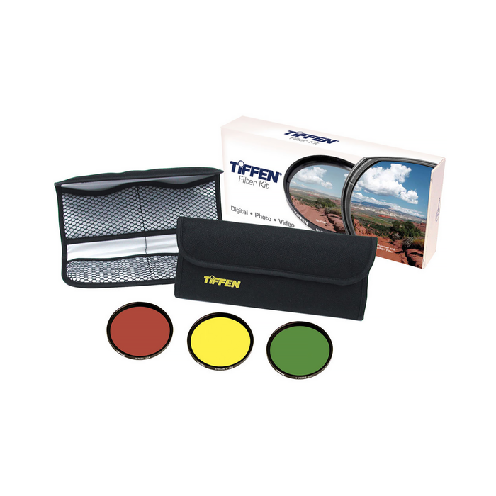 Tiffen 55mm Black & White Three Filter Kit