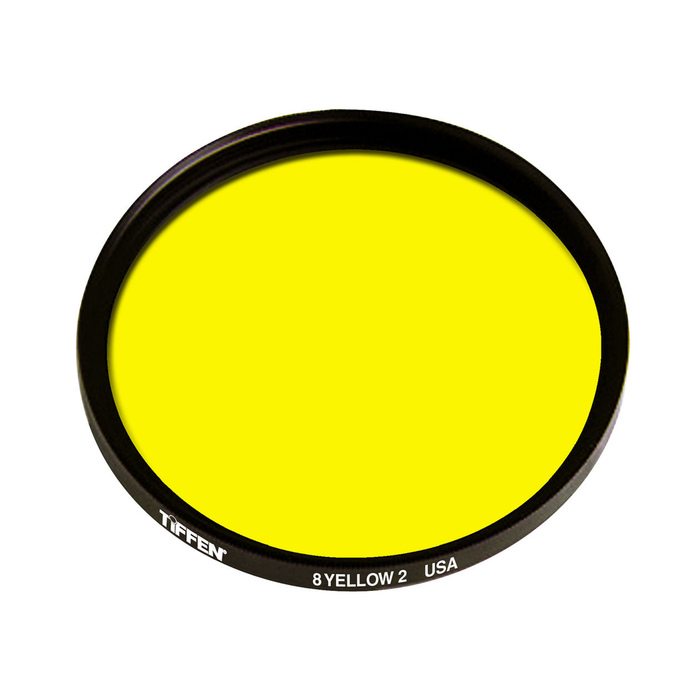 Tiffen 82mm Yellow 2 #8 Screw-In Filter for Black & White