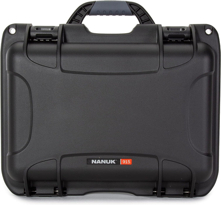 Nanuk 915 Waterproof Hard Case with Custom Insert for DJI Mini 3/Mini 4 Pro Fly More Combo - Black