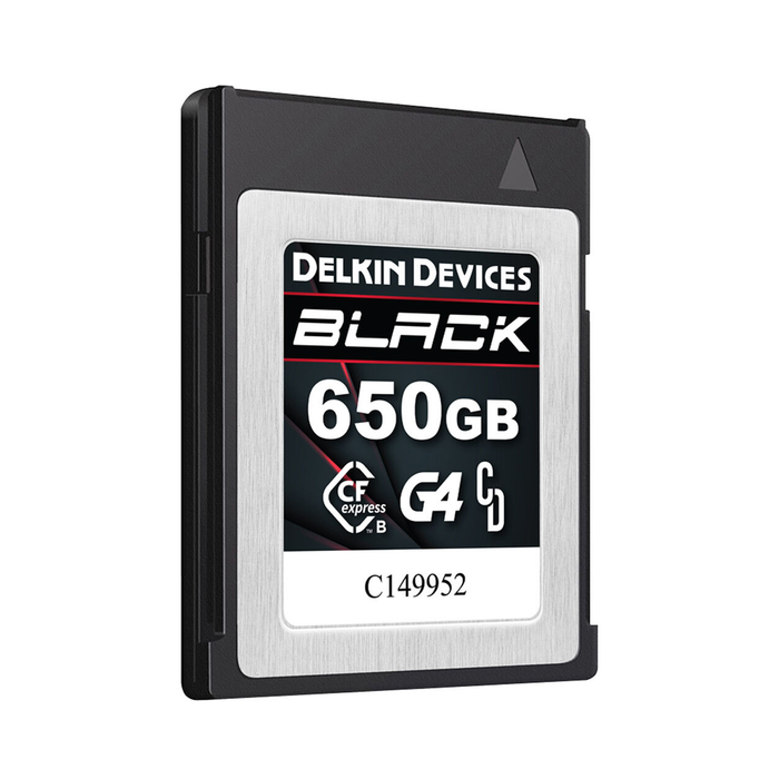 Delkin Devices 650GB BLACK G4 CFexpress Type B Memory Card
