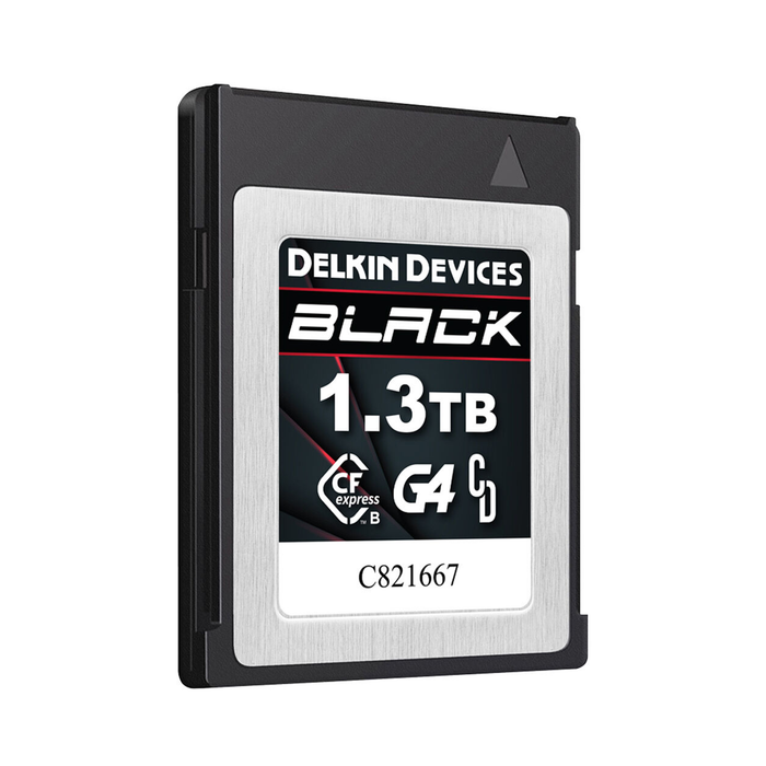 Delkin Devices 1.3TB BLACK G4 CFexpress Type B Memory Card