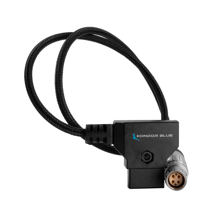 Kondor Blue D-Tap to LEMO 6-Pin Power Cable for RED RAPTOR DSMC2/DSMC3 & KOMODO X, 20" - Raven Black