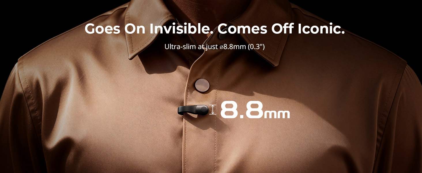 SmallRig S70 Ultra Thin Invisible Wireless Microphone for Phone (2TX + 1RX) 5717