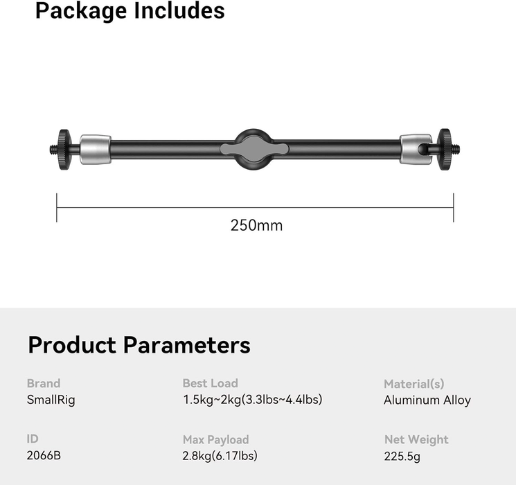 SmallRig Articulating Arm 9.8" 2066B