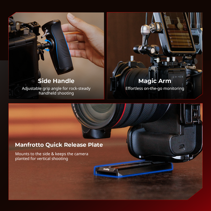 SmallRig HawkLock Quick Release Full Camera Cage Kit for Canon EOS R6 V 6372