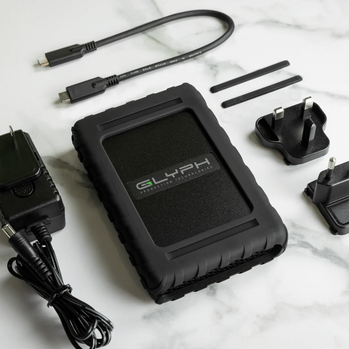 Glyph Technologies 7.6TB Blackbox Plus U.2 USB 3.2 Gen2 Type-C External SSD