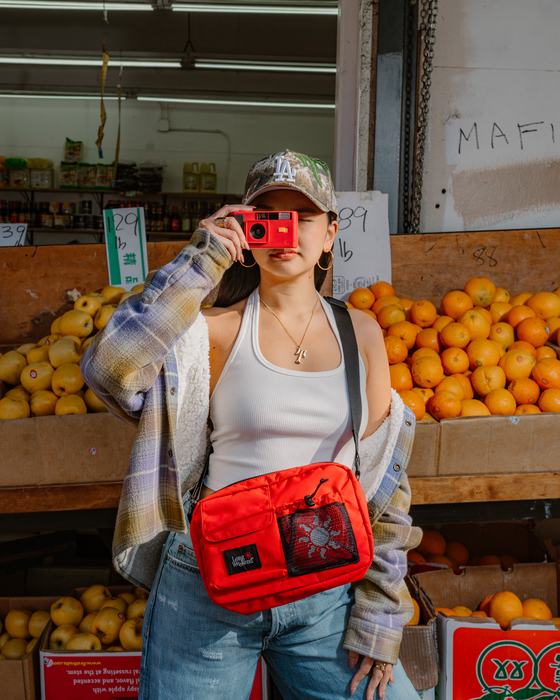 Long Weekend Santa Fe Shoulder Bag - Chili Red