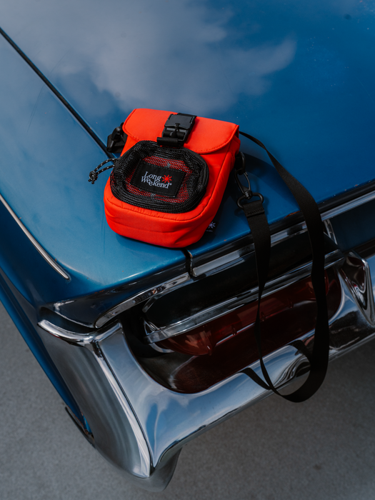 Long Weekend Crossbody Camera Pouch - Chili Red