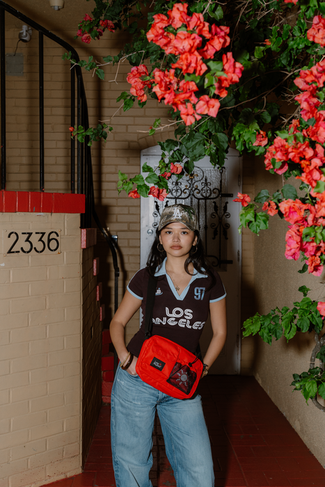 Long Weekend Santa Fe Shoulder Bag - Chili Red