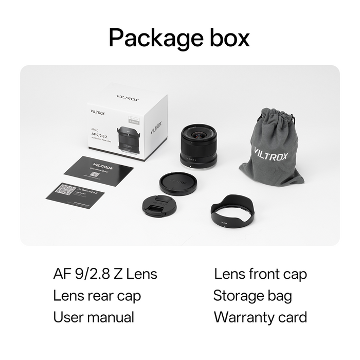 Viltrox AF 9mm f/2.8 Air APS-C Lens for Nikon Z DX-Mount