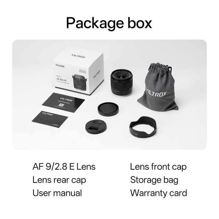 Viltrox AF 9mm f/2.8 Air APS-C Lens for Sony E-Mount