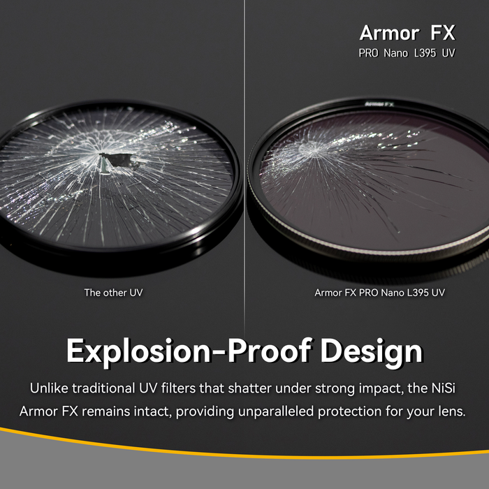 NiSi 40.5mm Armor FX PRO Nano L395 UV Protection Filter