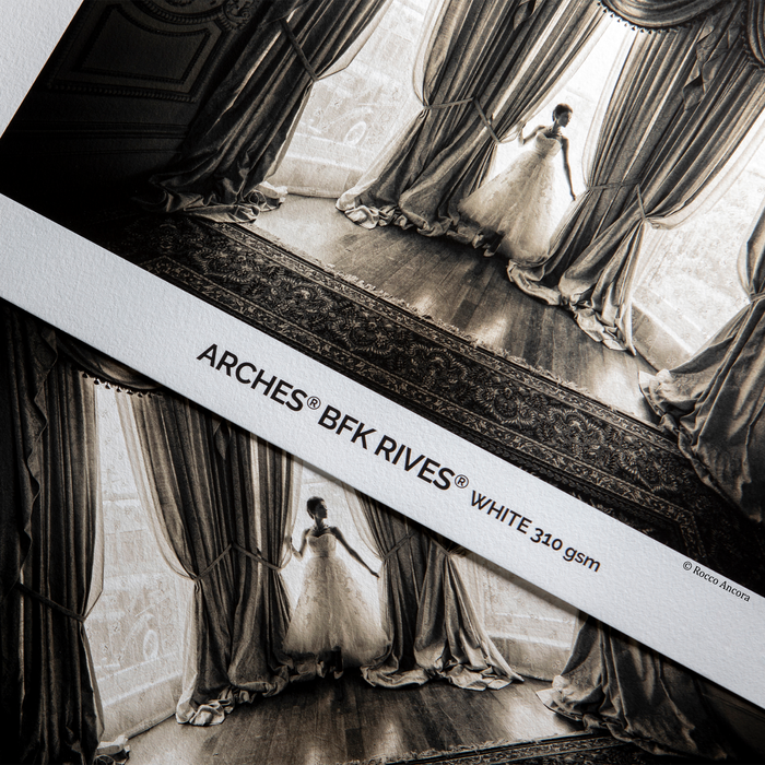 Canson Infinity ARCHES BFK Rives White Matte Inkjet Paper, 310 gsm, 17" x 50' - Roll