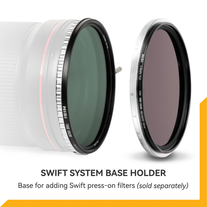 NiSi 77mm SWIFT True Color ND-VARIO Pro Nano 1-5 Stops Variable Neutral Density Filter
