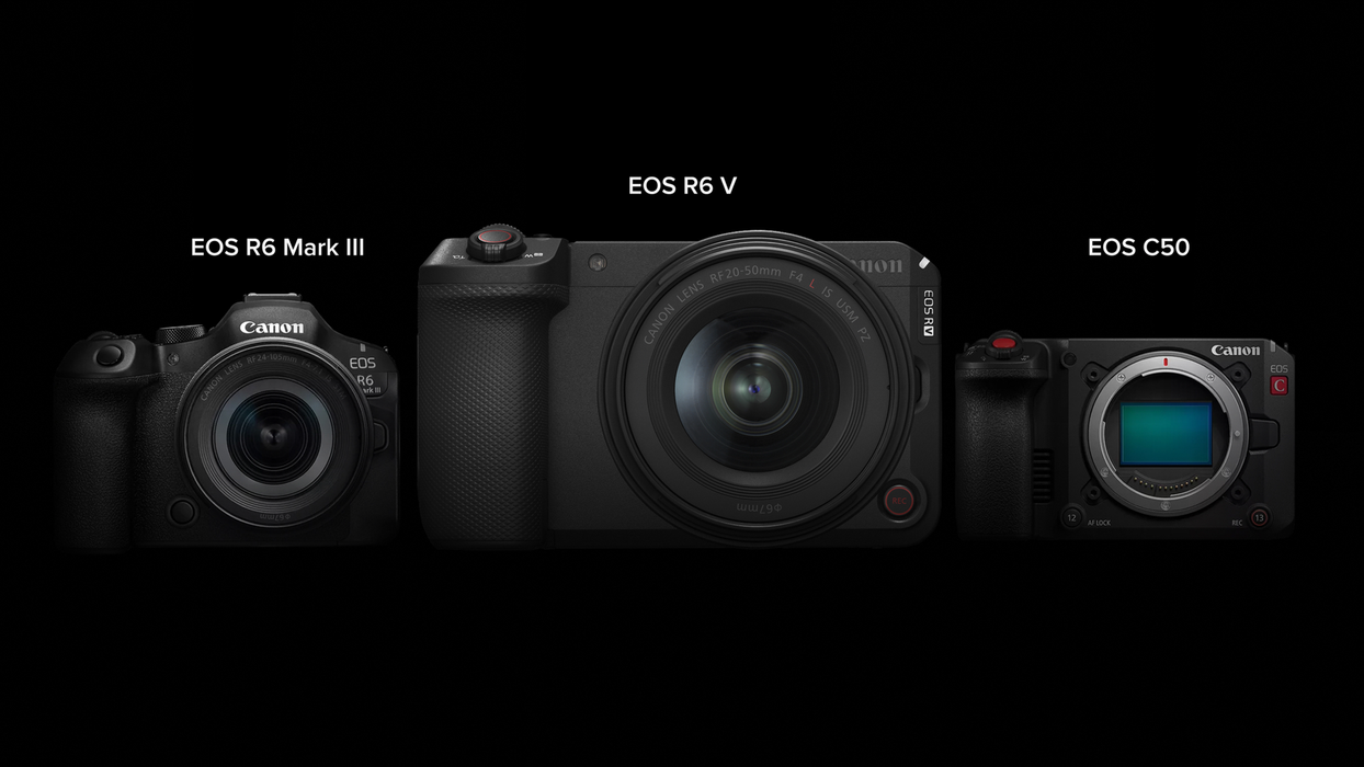 Canon EOS R6 V Mirrorless Camera with RF 20-50mm f/4 L IS USM PZ Lens