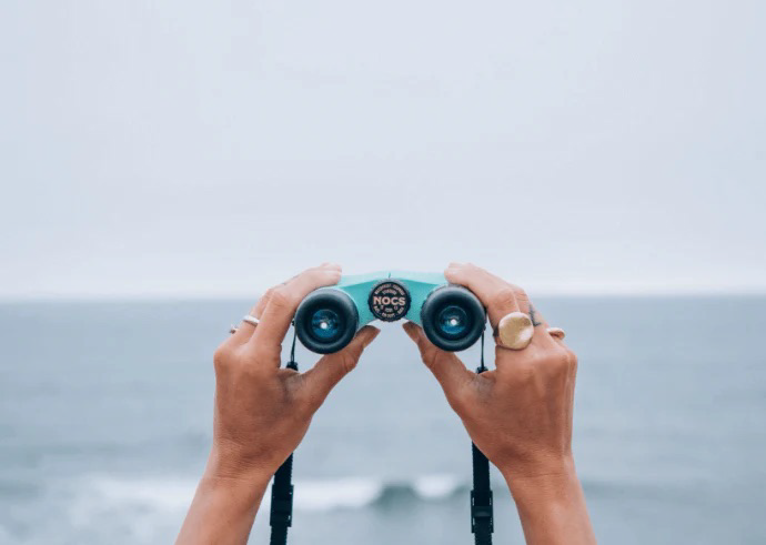 Nocs Provisions Standard Issue 10x25 Waterproof Binoculars - Celeste Blue
