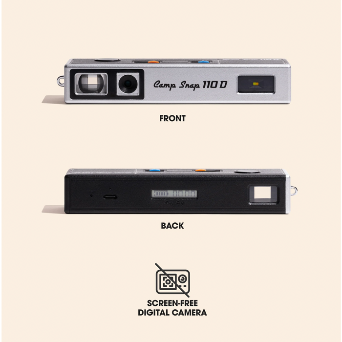 Camp Snap 110D Retro Style Digital Camera - Black