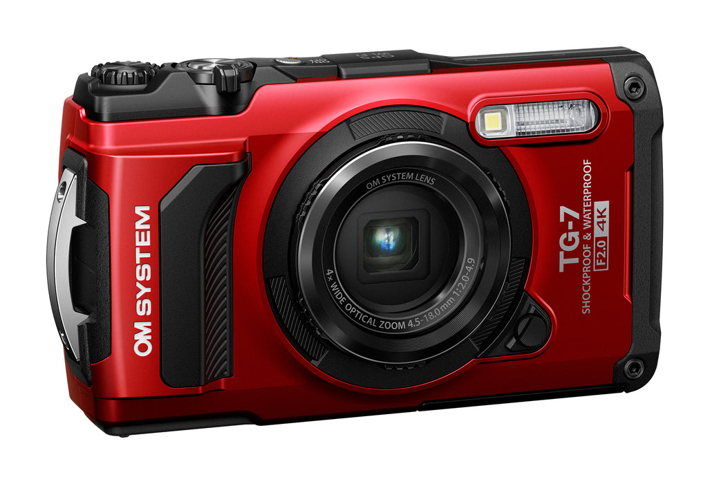OM System Tough TG-7 Camera - Red