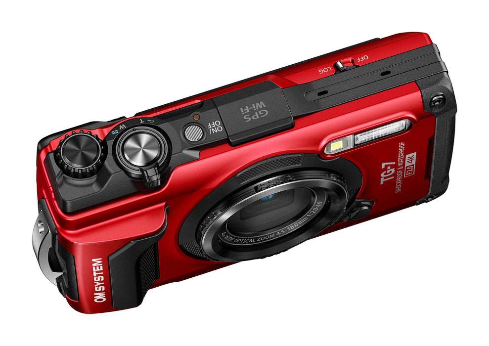 OM System Tough TG-7 Camera - Red