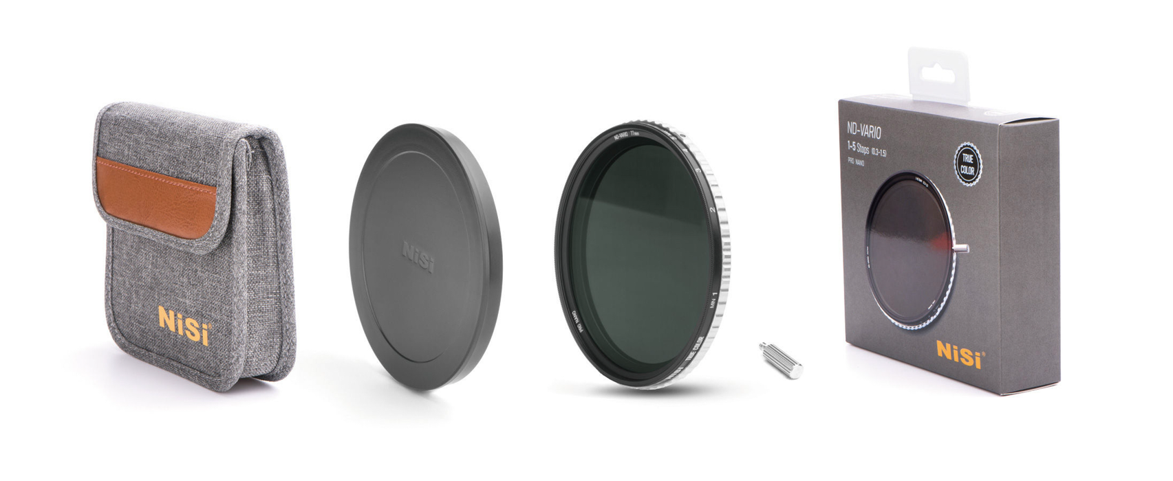 NiSi 67mm True Color ND-VARIO Pro Nano 1-5 Stops Variable Neutral Density Filter