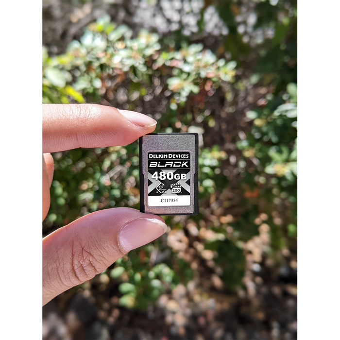 Delkin Devices 480GB BLACK CFexpress Type A 4.0 VPG200 Memory Card