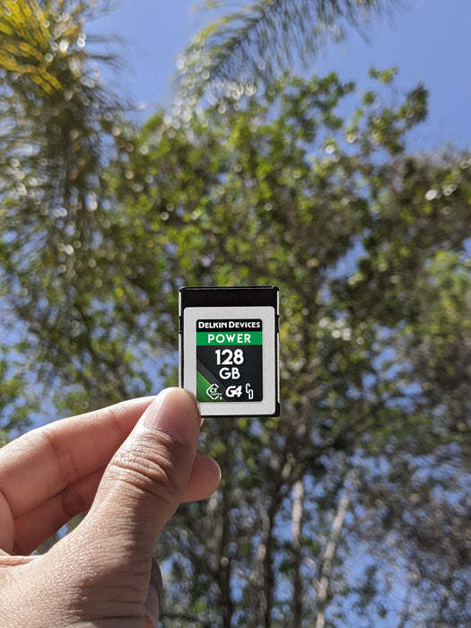 Delkin Devices 128GB POWER CFExpress Type B G4 Memory Card & Reader Bundle