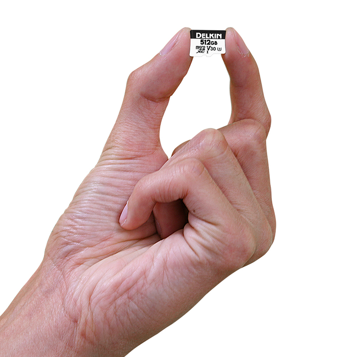 Delkin Devices 512GB DRONE UHS-I (U3/V30/A2) microSD Memory Card