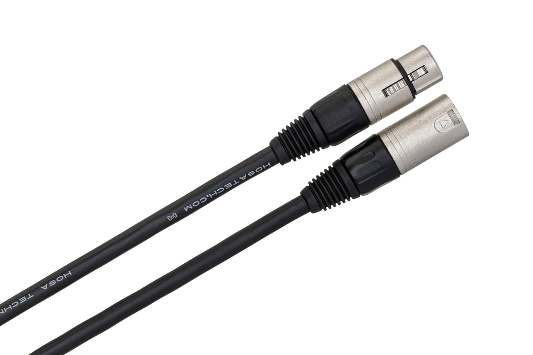 Hosa Technology DMX512 XLR 5-Pin Male to XLR 5-Pin Female DMX Cable, 25'