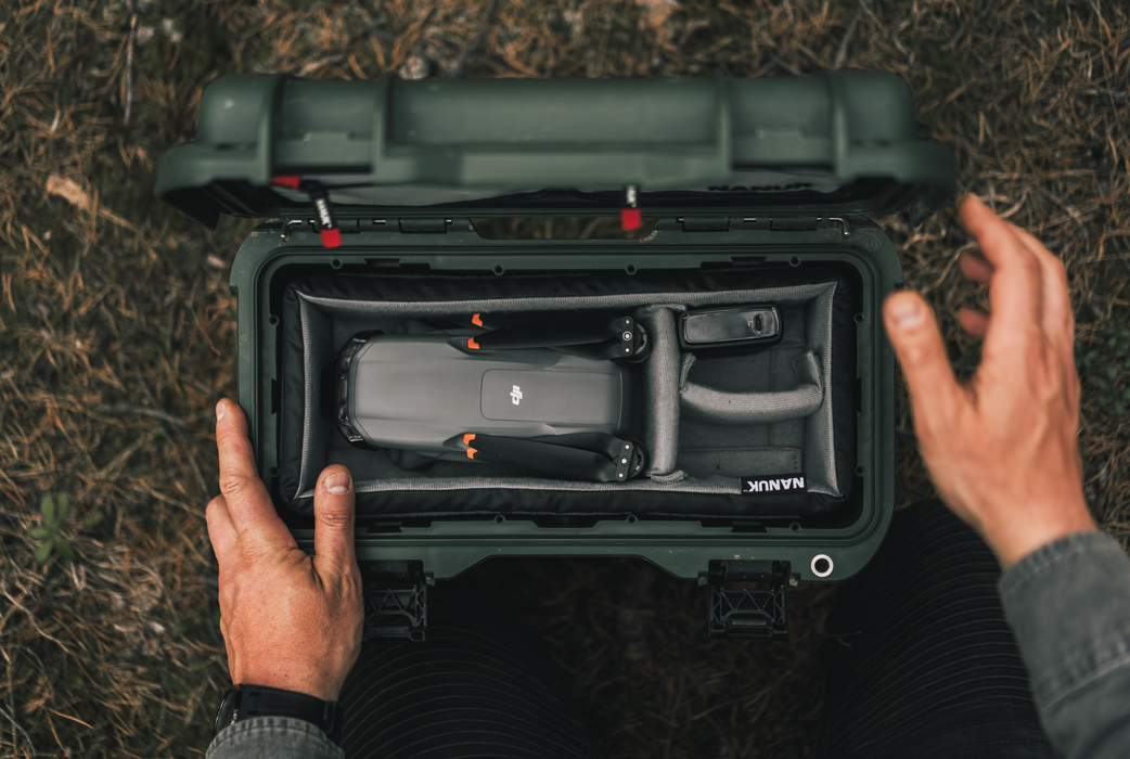 Nanuk T30 Top Loader Pro Photo Kit Protective Case with Padded Dividers & Lid Organizer - Black