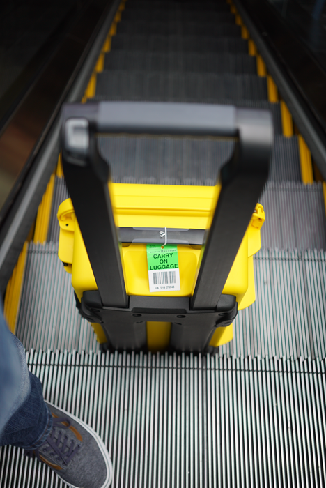 Nanuk 935 Wheeled Pro Photo Kit Protective Case with Padded Dividers & Lid Organizer - Yellow