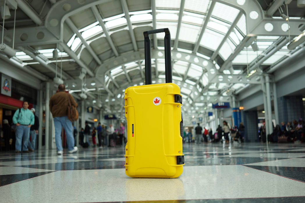 Nanuk 935 Wheeled Pro Photo Kit Protective Case with Padded Dividers & Lid Organizer - Yellow