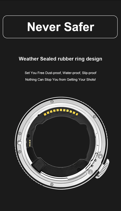 Megadap Sony E-Mount Lens to Nikon Z-Mount Camera Body Autofocus Adapter Pro+