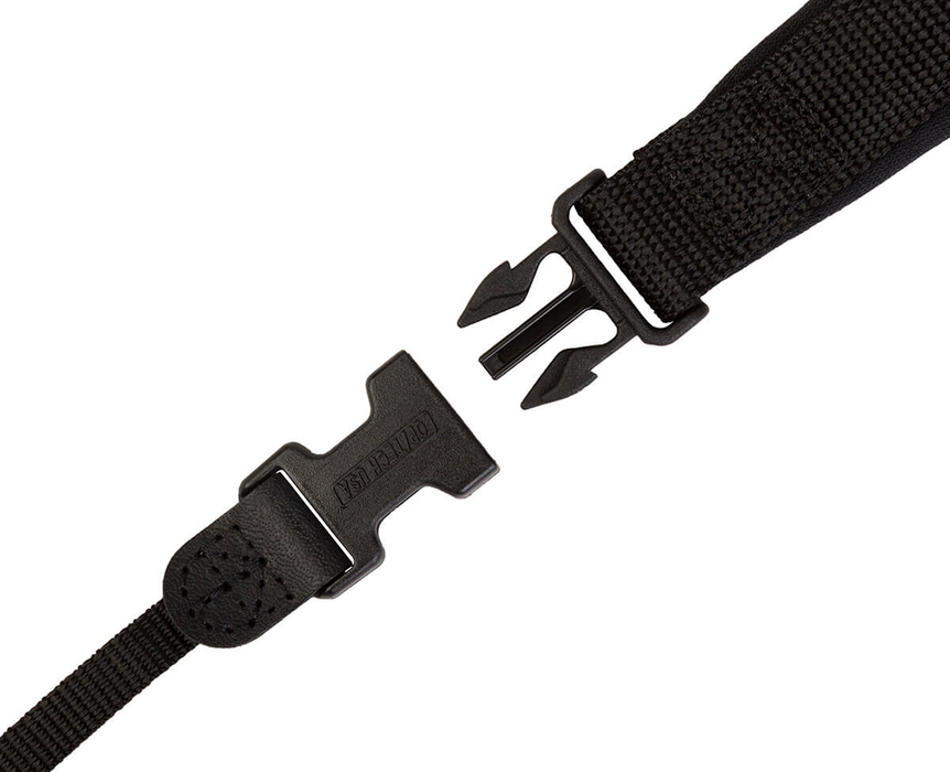 OP/TECH USA Envy Strap with 3/8" Connector, 26-52" - Black