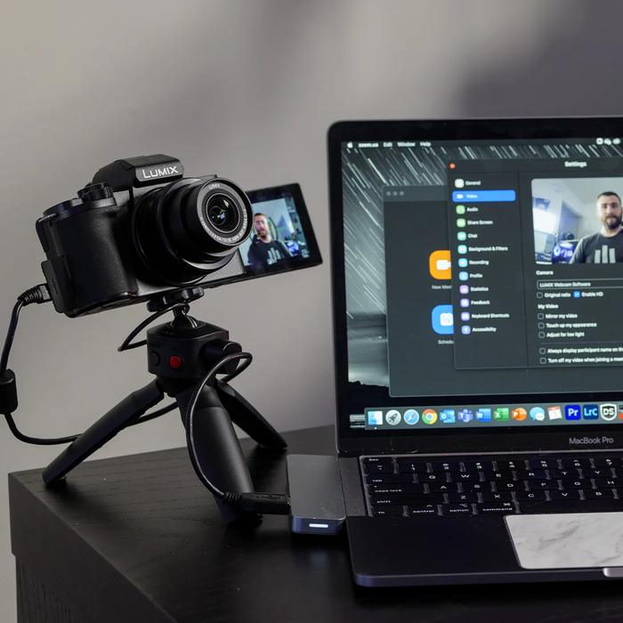 Panasonic Lumix G100D Mirrorless Camera with 12-32mm f/3.5-5.6 Lens and Tripod Grip