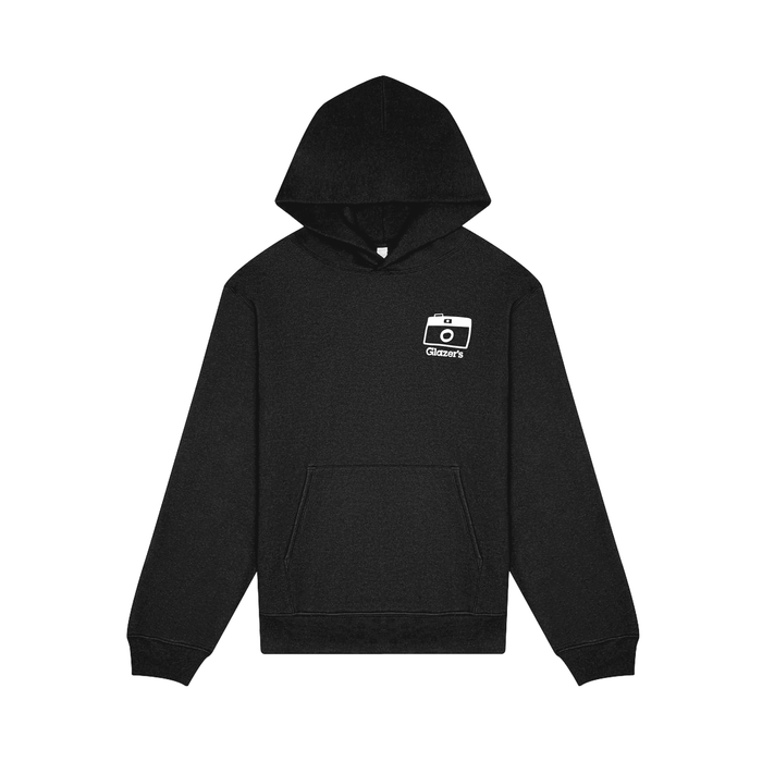 Glazer's Camera Collage Hoodie Black - Small