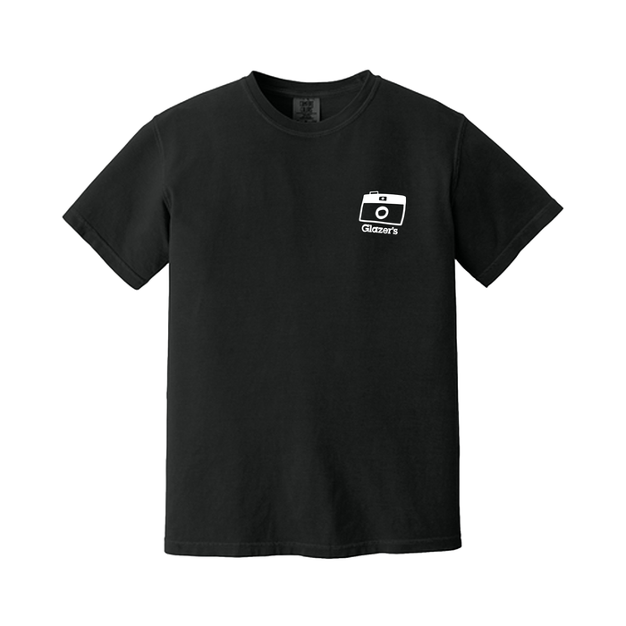 Glazer's Camera Collage T-Shirt Black - Medium