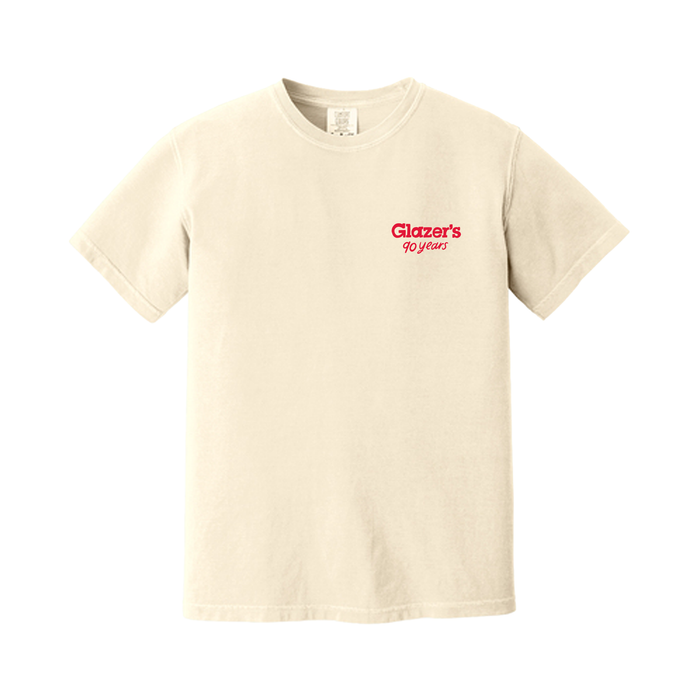 Glazer's Camera Collage T-Shirt Ivory - 2XL