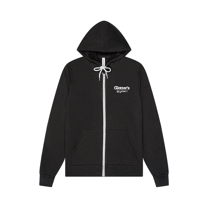 Glazer's Rental Clapboard Hoodie Full-Zip Black - Small