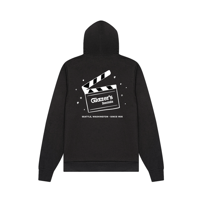 Glazer's Rental Clapboard Hoodie Full-Zip Black - Small
