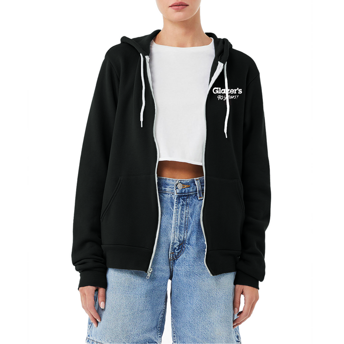 Glazer's Rental Clapboard Hoodie Full-Zip Black - Small