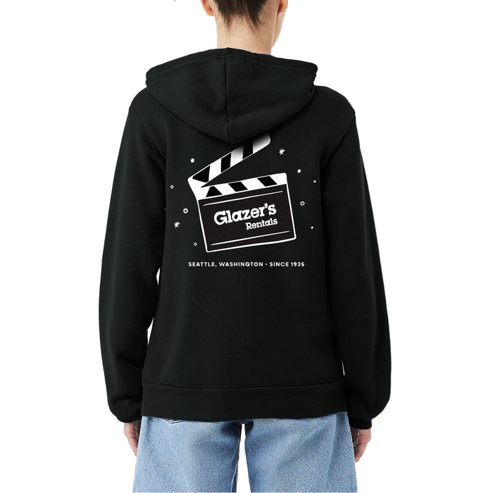 Glazer's Rental Clapboard Hoodie Full-Zip Black - Small
