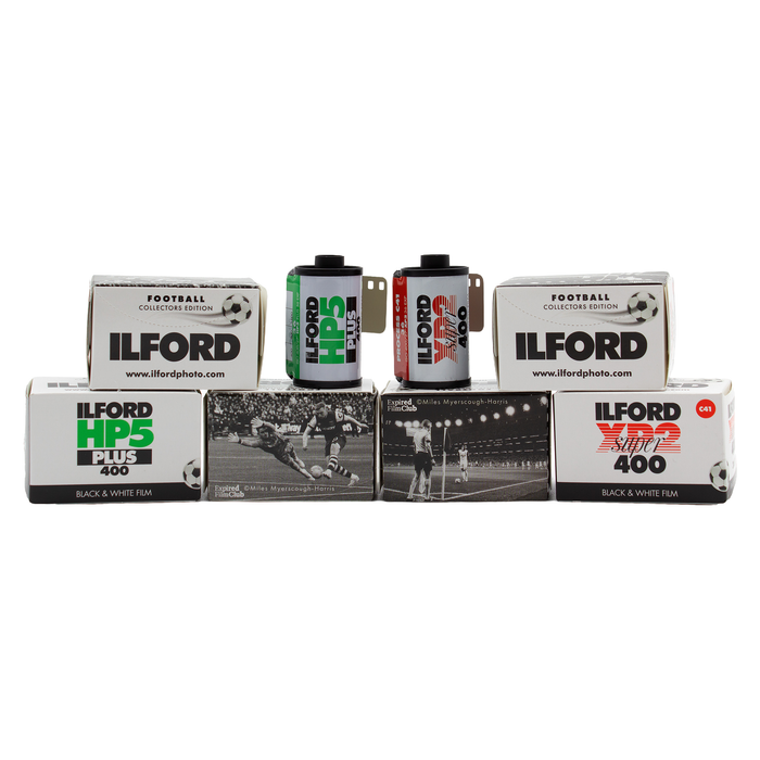Ilford XP2 Super 400 Black & White Negative - 35mm Film, 36 Exposures, Single Roll (Football Collectors Edition)